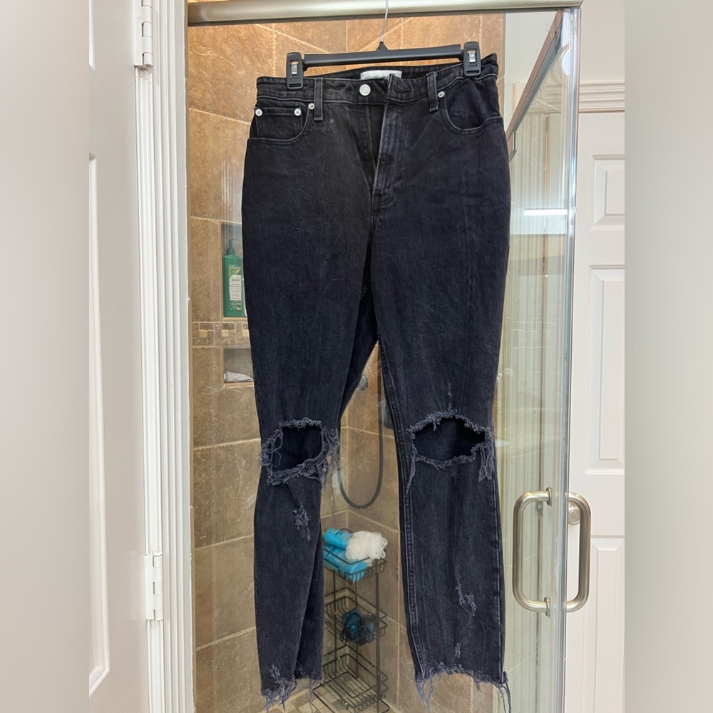 Abercrombie and fitch jeans, black